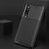 Huawei P Smart Pro Kılıf CaseUp Fiber Design Siyah 4